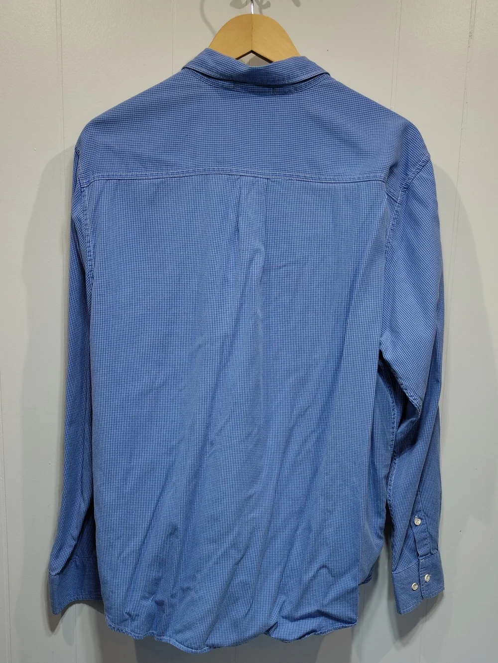 Tommy Bahama The Check Button Down Shirt Blue size Large Office‎ Vacation